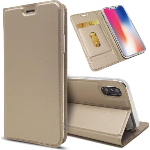 Voltage Flip Leather Case For Moto E5 Play Luxury smooth Magnetic wallet Stand Book Cover For Moto E5 G5 Solid color Card slot