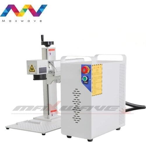 Metal Fiber Laser Marking Machine Fiber laser marking printer Laser Engraver machine portable 20w 30w 50w raycus source