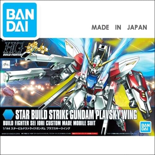 Japaness Original Gundam Model HG 1/144 STAR BUILD STRIKE GUNDAM PLAVSKY WING Robot Mobile Suit Twilight Axis Kids Toys