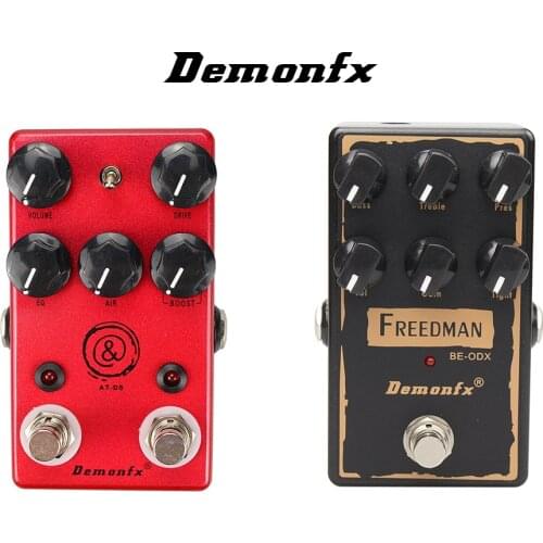 Demonfx AT-DS Freedman BE-ODX Guitar Effect Pedal Overdrive Distortion Delay CHorus AUTOWAH Pedal