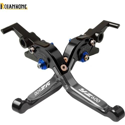 Motorcycle CNC Adjustable Brake Clutch Levers handle For YAMAHA YZ600 1986 1987 1988 1986-1988 YZ600 YZ 600