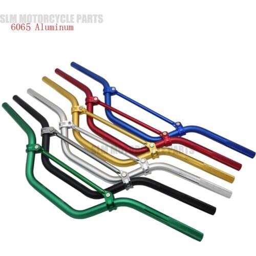 6065 Aluminum Motorcycle Handlebar 7/8" 22mm Motocross Moto Handlebar For 5mm tube thickness
