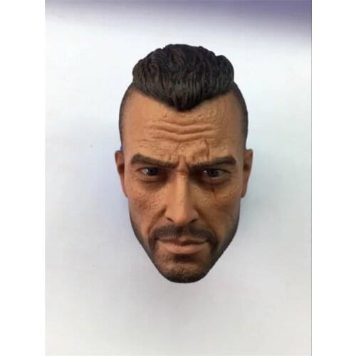 In Stock For Sale 1/6th Male War Conflict Ghost Soap Version 2.0 Head Sculpture For Usual 12inch Doll Action Figures
