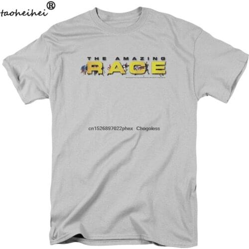The Amazing Race Running Logo Silver Shirts