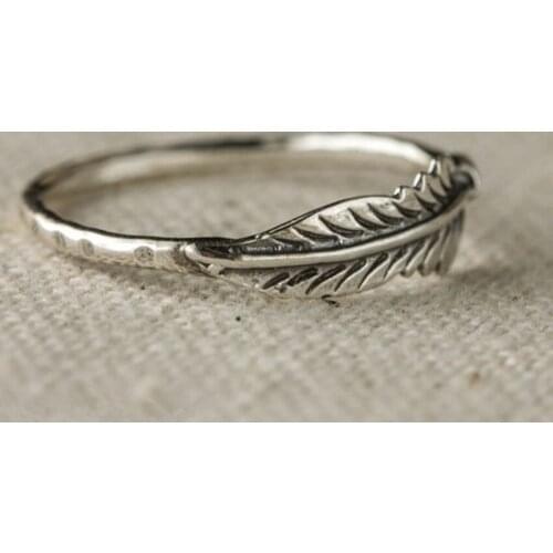 Vintage minimalist Leaves Thin rings for women men fashion engagement promise band sieraden accessories wholesale anello donna