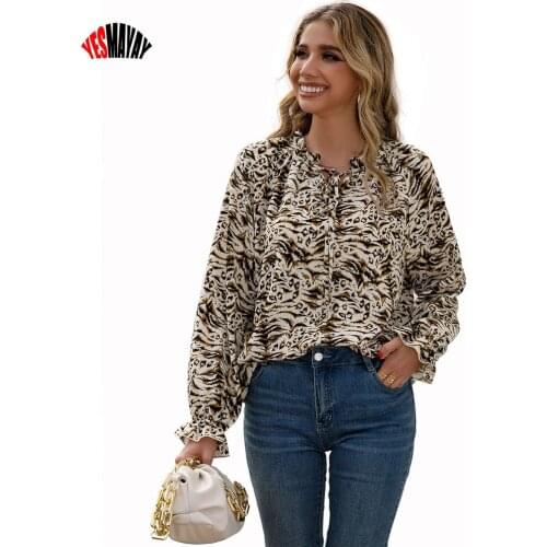 Yesmayay Leopard Blouses