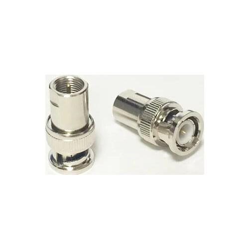 1pc BNC Male Plug to FME Male Plug RF Coax Adapter convertor Straight Nickelplated NEW wholesale