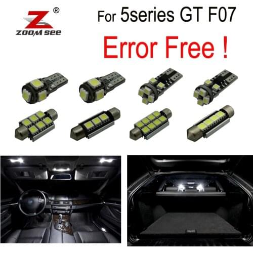 27pcs LED Interior Dome Reading Lights bulb Kit for BMW 5 series GT 5GT F07 528i 535i 550i GT 520d 535d 530d xDrive (2009-2017)