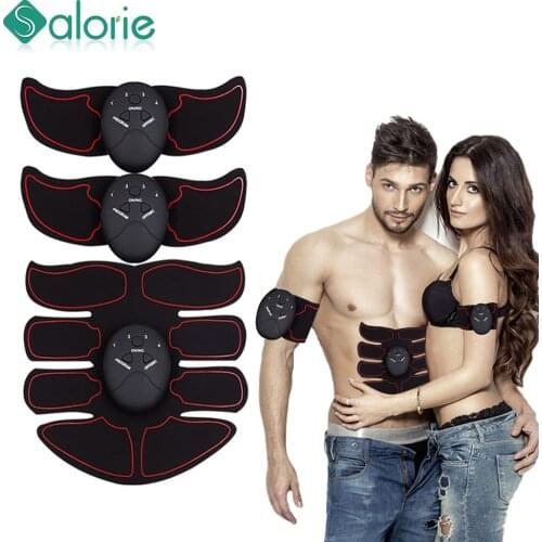 ABS Fitness Device Electric Muscle Stimulator Body Slimming Massager Abdominal Training Buttocks Toner Exerciser EMS Hip Trainer