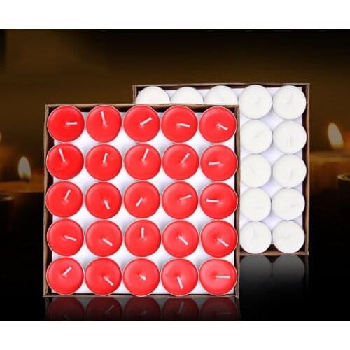 Aromeasy 100pcs aroma candle scented fragrance candle wax tea lights romantic courtship confession apologize candles Free Ship