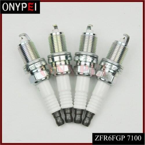 4-6PCS ZFR6FGP-7100 Car Spark Plug ZFR6FGP 7100 For mazda 626 ZFR6FGP-7100 Auto Part