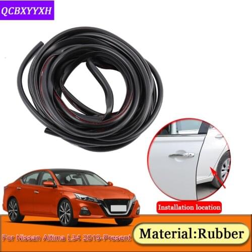 Car-styling For Nissan Altima Rubber U Type Car Door Seal Strip Trim Sound Insulation Soundproof Weatherstrip Auto Seal Strips