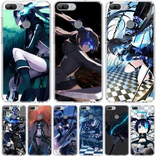 Black Rock Shooter Beast Anime Phone Case for Huawei Honor 10 9 Lite Y9 Y5 Y6 Y7 2019 8X 8A 8S 7A 7X 10i 20i Pro V30 Art Coque C