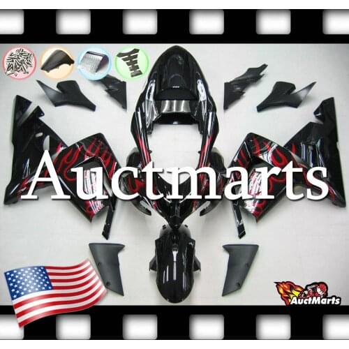 For Kawasaki Ninja ZX10R 2004 2005 04 05 Injection Plastic Fairing Kit (P/N:3d11)