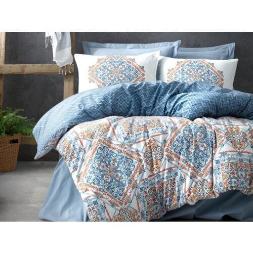 Cottonbox Bohemian Grande Double Personality Duvet cover set Blue
