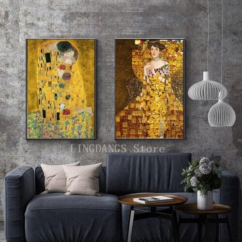 5D DIY Diamond Painting Gustav Klimt Retro Famous Poster Vintage Diamond Mosaic Embroidery Cross Stitch Full Drill Home Decor