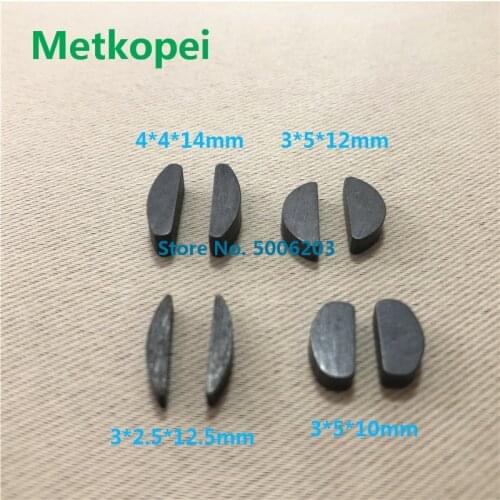 Motorcycle CG125 GY6-125 YZ80 JOG50 JOG100 YBR125 GN125 AX100 CY80 Crankshaft Pin Woodruff Keys Metal Semicircle Bond Key