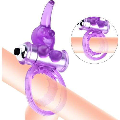 Male Delayed Vibration Ejaculation Cock Ring Strong Clitoris Stimulation Couples Sexy Toys Male Adult Sex Products