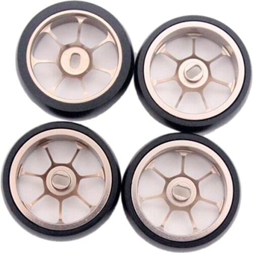 Wheel Tires Rims for 1:28 WLtoys K969 K989 P929 RC Drift Racing Car Spare Parts 20mm Metal Wheel Rim Set