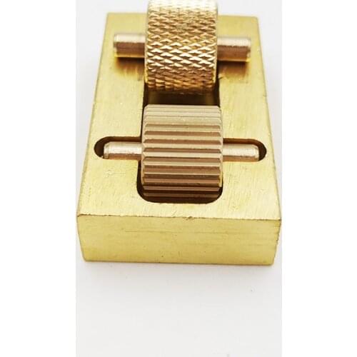 Leather Top Edge Dye Oil Roller Box Applicator DIY Craft Treatment Tool Brass with Extra Roller DIY Craft Hand Tools 3pcs/Set
