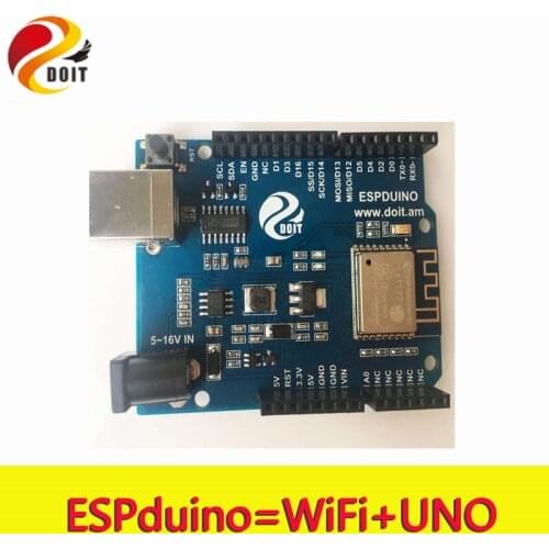 ESPDuino Development Board Compatible with Arduino UNO R3+ WiFi for Robotic Arm/Smart Car