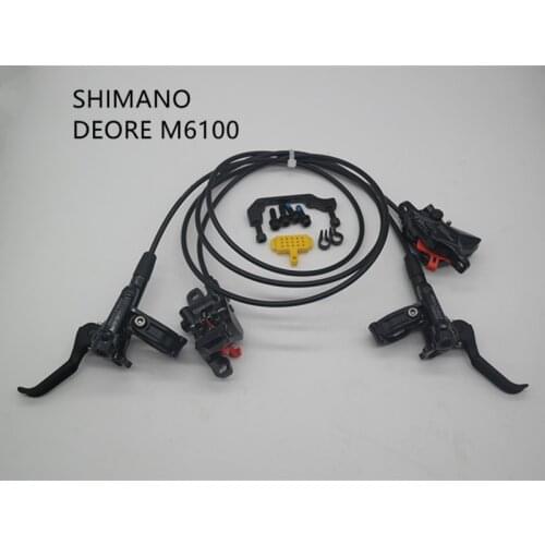 New SHIMANO DEORE M6100 2 piston Brake set Mountain Bikes Hydraulic Disc oil Brake MTB BR BL-M6100 DEORE Brake