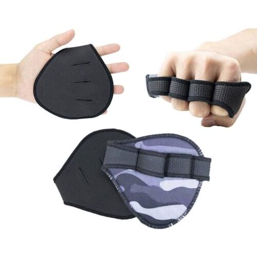 Fitness Weight Lifting Grips Pads Anti Skid Lifting Training Gloves Gym Workout Dumbbell Grips Pads Unisex Hand Palm Protector