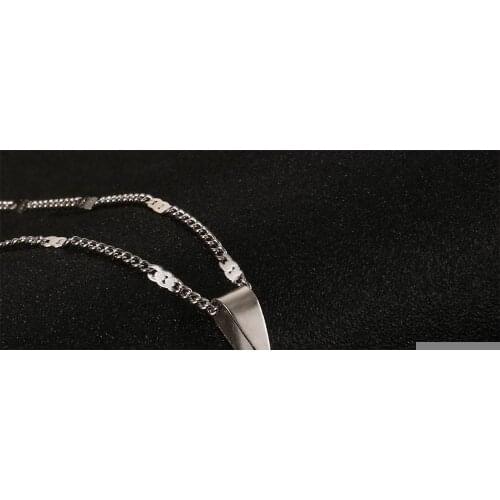 Stainless Steel Montserrat island Map Pendant Necklaces for Women Girls Jewelry