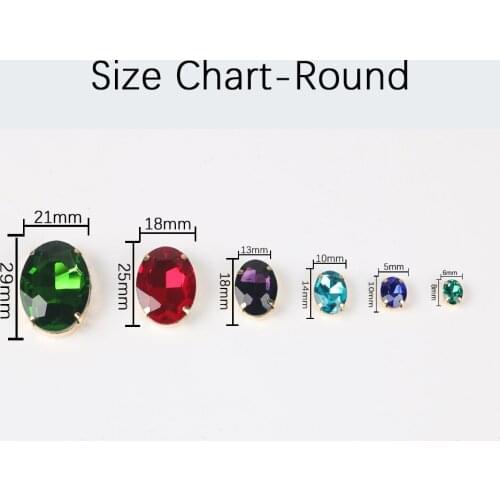 Oval shape Glass crystal Sew on Rhinestones with Silver Claw Handcrafts strass sew on stone clothing accessories shoes bag diy