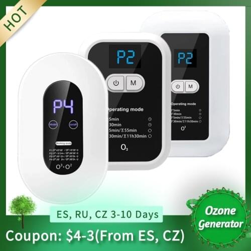 Ozone Generator 220V Air Purifier Disinfect O3 Deaerator Smart Remove Formaldehyde Sterilization Ion for Kids Pet Kitchen Toilet