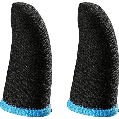 1/2/5pair Game Gloves Finger Sleeves Sweat-proof Elastic Gaming Screen Gloves Knitted Game Sleeves Breathable Finger Cover