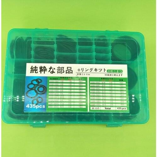 O ring repair box Komatsu construction machinery repair box o type seal ring silicone ring rubber washe