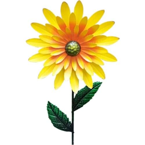 Lawn Flower Stick Decor Wrought Iron Plug-in Ironwork Insert Waterproof Metal Outdoor Ornament Yard Garden Decoration Stake