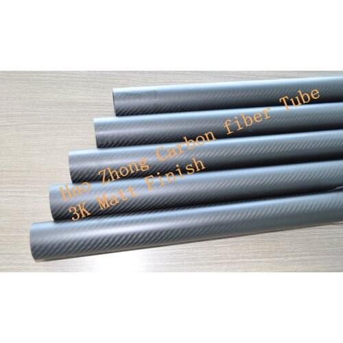 2 pcs 38MM OD x 35MM ID x 1000MM (1m) 100% 3k Carbon Fiber tube / Tubing /pipe/shaft, wing tube Quadcopter arm Hexrcopter 38*35
