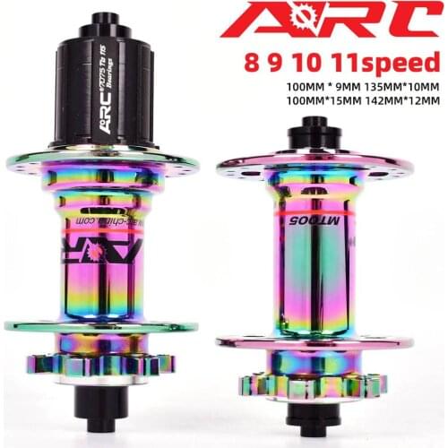 Rainbow bicycle hubs 32H MTB Mountain Bike 8 9 10 11 speed Sealed bearing hubs 4 claws 10*135mm 12*142mm Bicycle Hubs PK XM490
