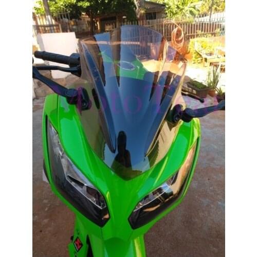 New moto Windshield WindScreen For KAWASAKI Ninja EX 300 EX300R EX300 R 2013 2014 2015 2016 2017 2018 2019 13 14 15 16 17 18 19