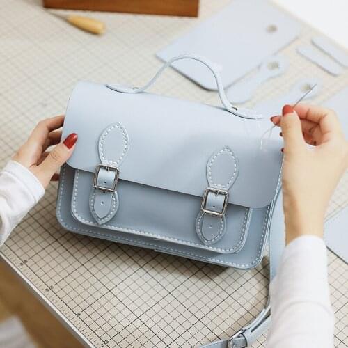 Women Bags DIY Handbags Messenger Bag 2021 Crossbody Strap Set PU leather Bag Bottoms With Hardware Accessories DIY Handmade