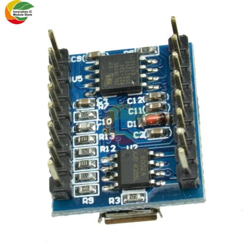 JQ6500 Voice Sound Board Module Micro USB DIP16 TTL UART MP3 Breakout Replace 1 Pair 5 Channel MP3 Voice Standard 3.2-5V 20mA