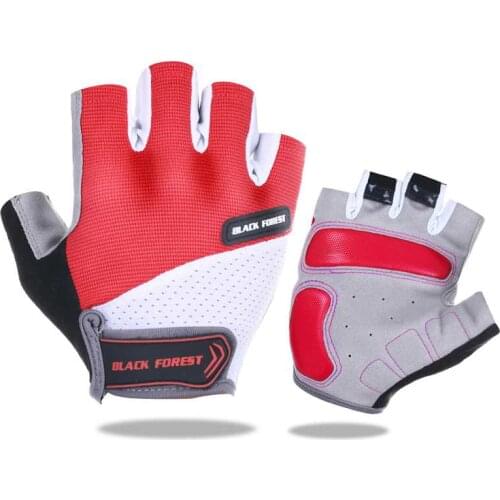 1Pair Half Finger Cycling Gloves -Slip -sweat Gel Bicycle Riding Gloves Shock MTB Road Mountain Bike Sports Gloves