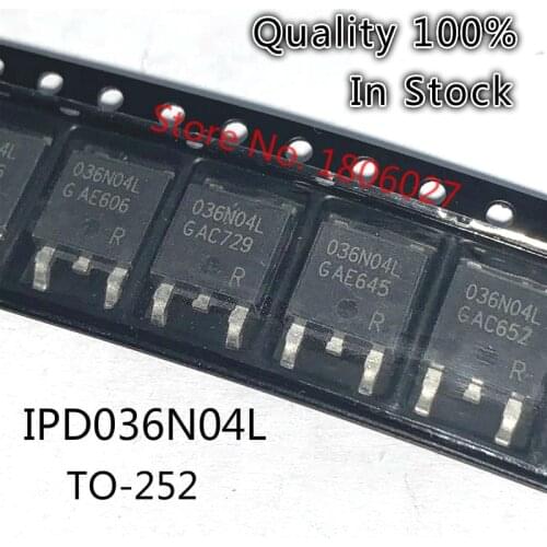 10PCS/ LOT IPD90N06S3-06 QN0606 TO-252/IPD13N03LAG/S4004DS2/IPD036N04L /IPD90N06S4-04 4N0604/BUK7226-75A/IPD60R520C6/FDD18N20LZ
