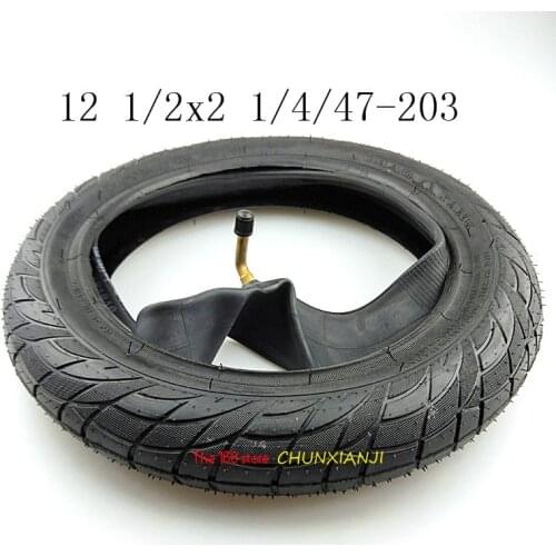 12 Inch Tyres 12 1/2x2 1/4 47-203 Tires & Inner Tube Fits Electric Bicycle, Baby Carrier Baby Carrier, Folding Electric Bicycle
