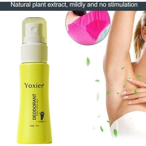 20ml Removal Underarm Odor Deodorant Spray Clean Smell Deodorant Antiperspirant Deodorant Lasting Aroma Unisex Body Care