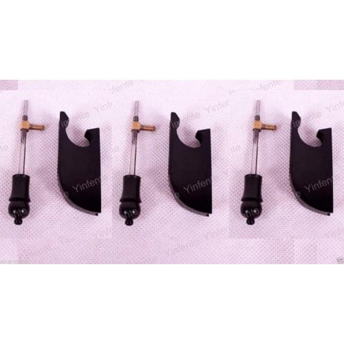 Free shipping 3x Bow F rog Violin F rog Violin Parts Bow Parts Ebony wood Barqoue style Screw