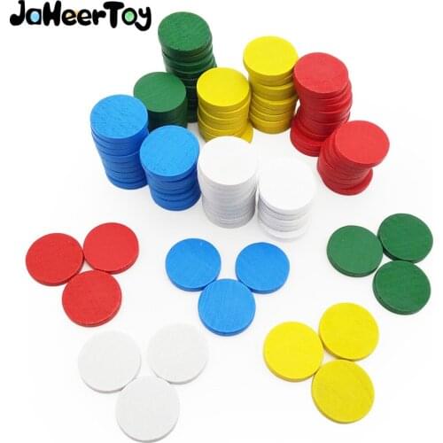 JaheerToy Baby Math Circular Color Wooden Toys for Children Montessori Educational Toy for Kids Figure Arithmetic Wood