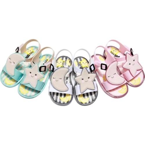 Mini SED Childrens shoes star moon Girls Jelly Shoes single shoes sandals beach shoes mens and womens shoes MS007