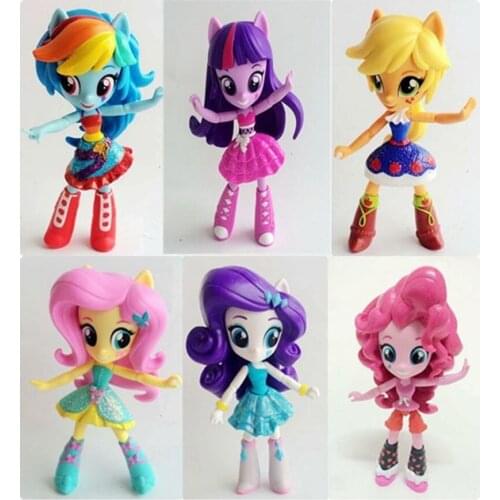 My Little Pony Action Figure Kid Toys Twilight Sparkle Joints Movable Doll Kawaii 12cm Model Ornaments Girls Gift