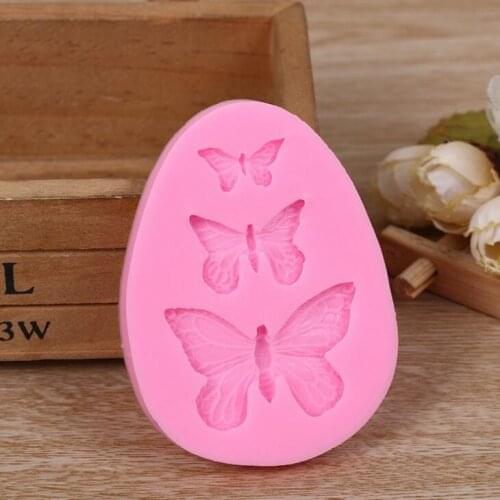 Candy mold slicone butterfly fondant mould chocolate soap making tool cake decoration mousse DIY baking tool LX1903