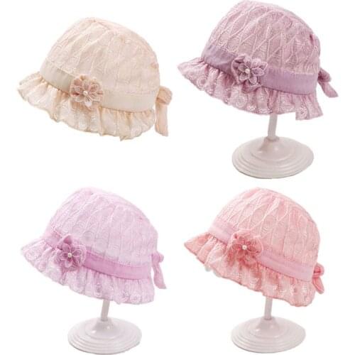 Newborn Cotton Hat Kids Cap Princess Infant Toddler Baby Bonnet Summer Sun Hat P31B