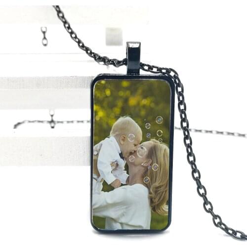 Private Handmade Charm Relatives Gifts Parents Parents Siblings Children Art Photo Custom Pendant Necklace New Year Gift Jewelry