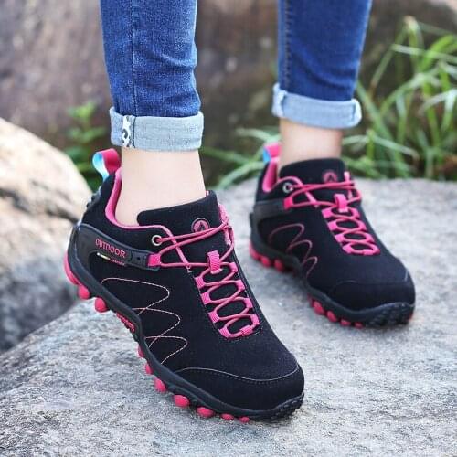 Men Women Tactical Hiking Shoes Unisex Casual Wear Resisting Sneakers Shoes Non-slip Climbing Trekking Sport Outdoor Sneakers